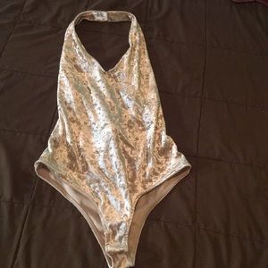 Medium Light pink body suit